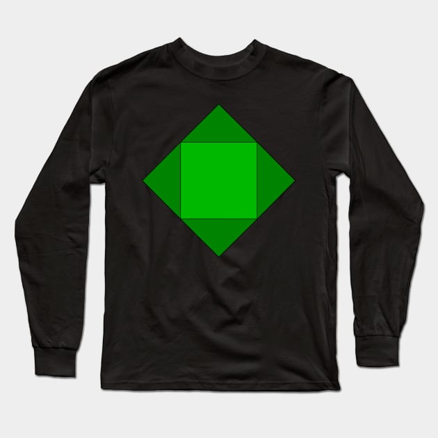 Gmtrx Seni Lawal Cuboctahedron Long Sleeve T-Shirt by Seni Lawal